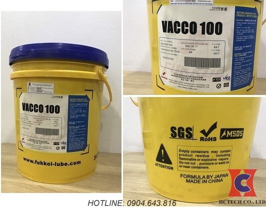 Dầu chân không Vacco 100 hãng Fukkol Nhật Bản