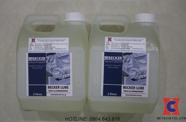 Can dầu chân không Becker 2L