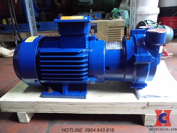 Bơm hút chân không vòng nước 1 cấp đầu liền HCTECH