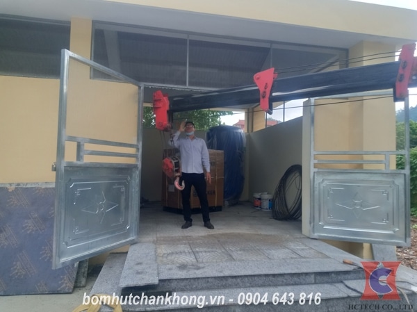 Hoàn thành vận chuyển bơm vào