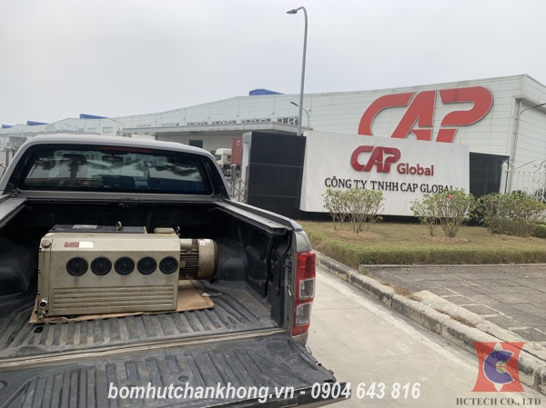 Sửa bơm hút chân không Rietschle cho công ty TNHH Cap Global