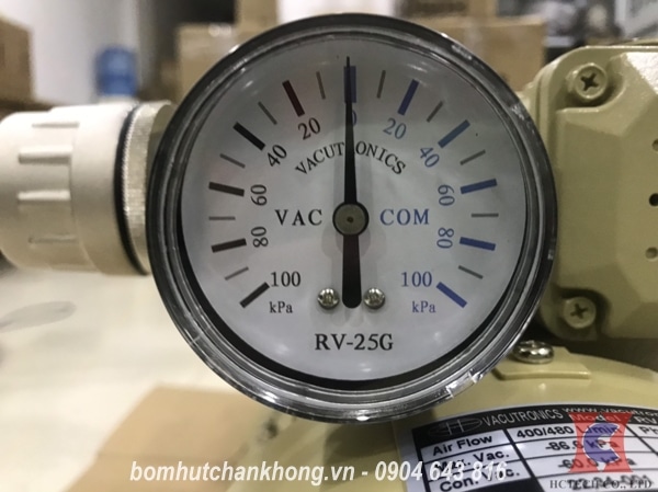 Đồng hồ đo áp suất chân không, áp suất thổi của bơm