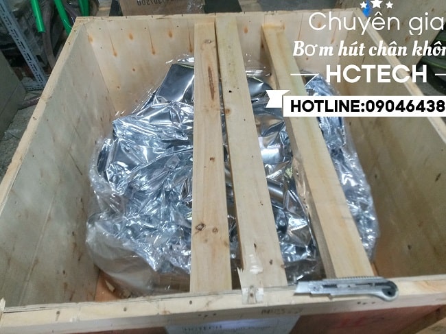 Bơm được đóng thùng chắc chắn