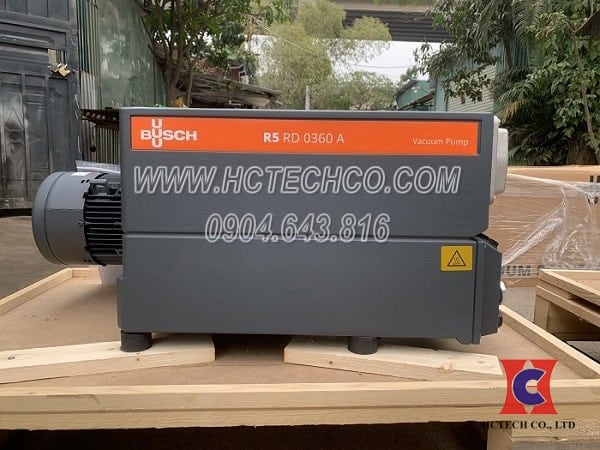 ban giao bơm hút chân không Busch RD 360A