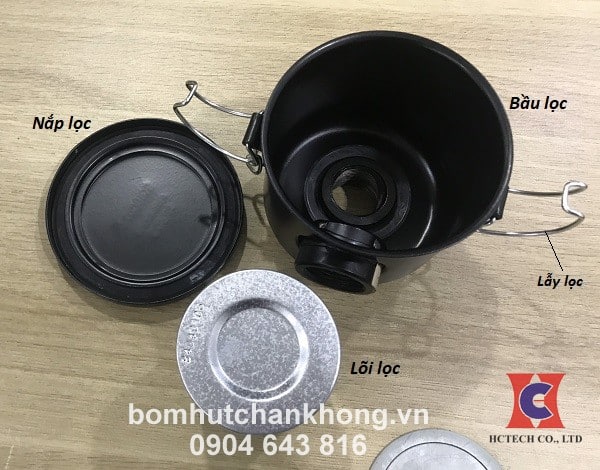 Cấu tạo của bộ lọc khí chân không