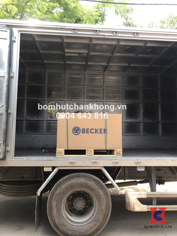 Bơm Becker đóng gói chuẩn chỉ cho quá trình vận chuyển