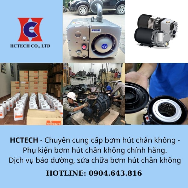 Công ty HCTECH chuyên cung cấp và sửa chữa bơm chân không