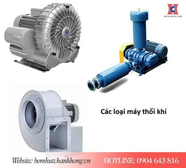 Phân loại máy thổi khí
