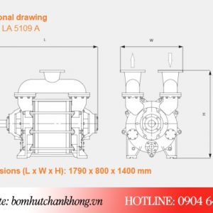 Bản vẽ kích thước model Busch dolphin LA 5109A