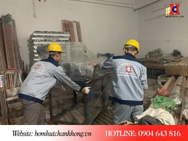 Tiến hành bàn giao và lắp đặt