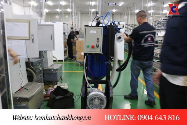 Lắp đặt hệ thống hút bụi CNC cho nhà máy