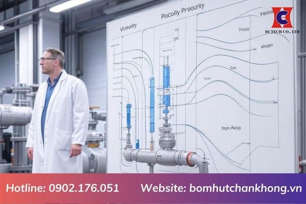 Mối quan hệ lưu lượng và áp suất trong bơm hút chân không