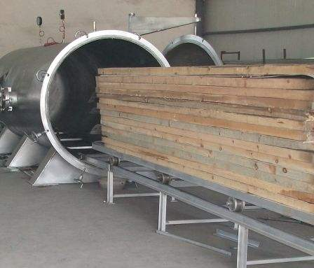 Sấy gỗ chân không bằng bơm hút chân không