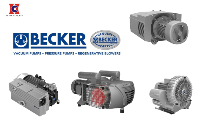 Giới thiệu hãng sản xuất bơm chân không becker Đức bomhutchankhong.vn