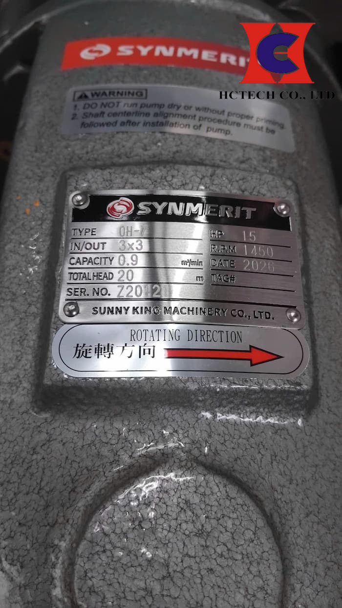 Thông số kỹ thuật trên tem