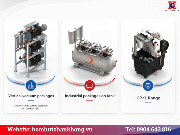 Hệ thống chân không công nghiệp GEV